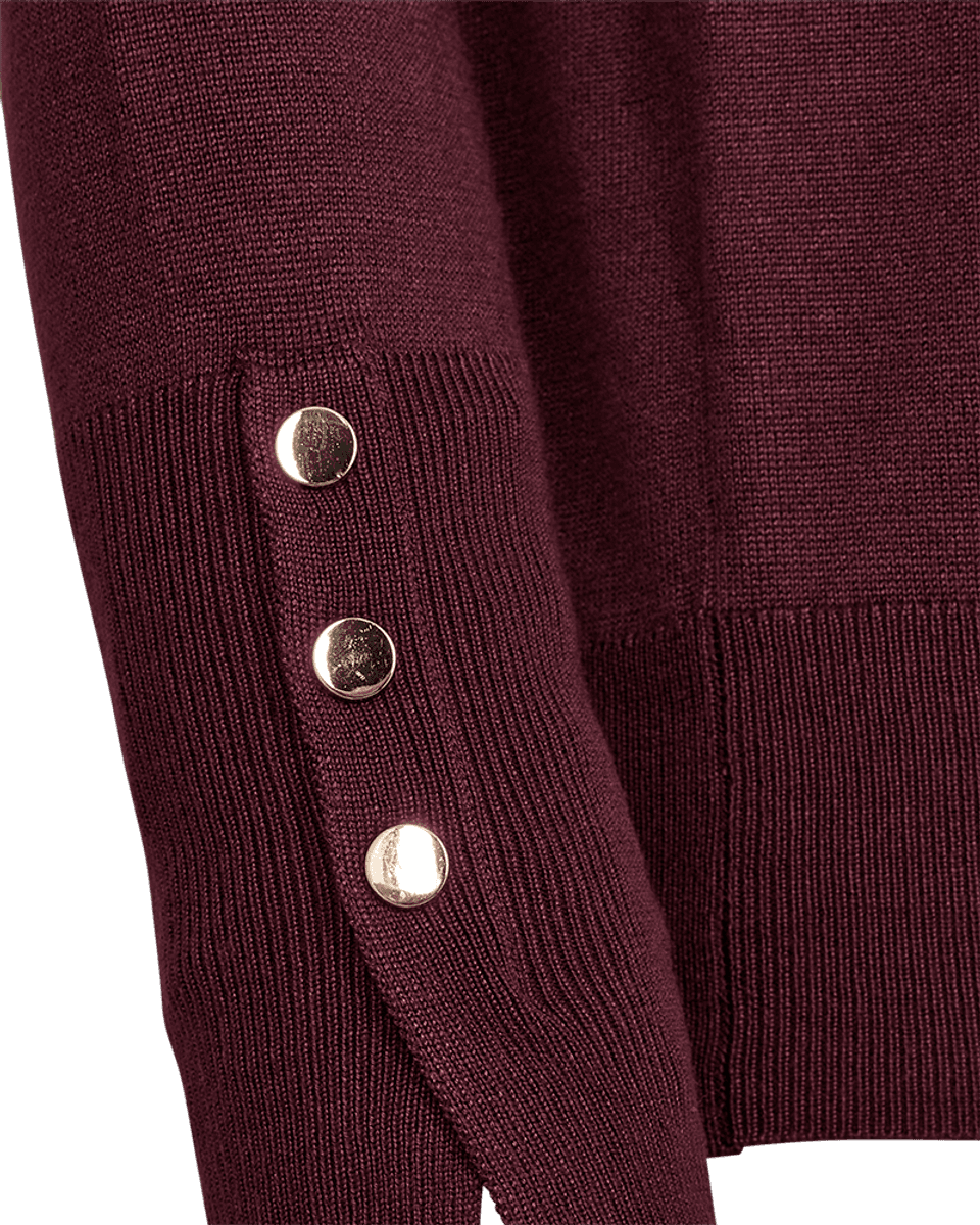Katie Pullover w Gold Button Port Royale Melange