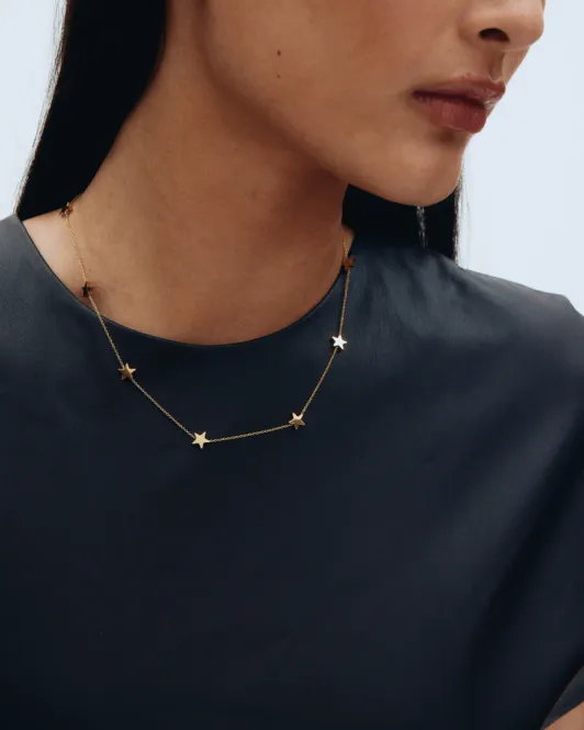 Hovedbilde Sirius Necklace Multi Gold