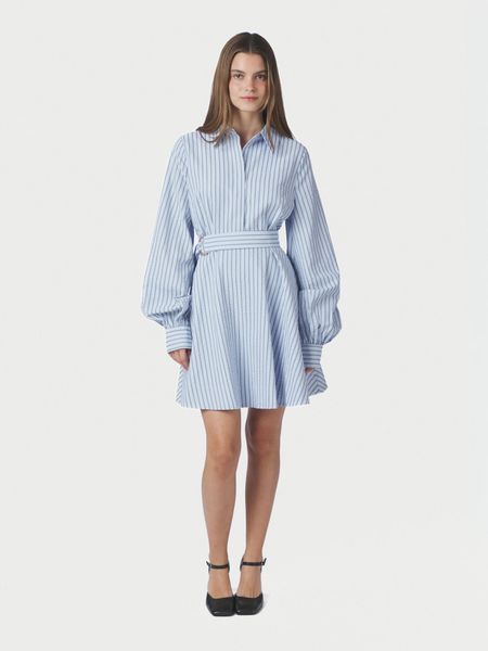 Hovedbilde Felice Striped Crepe Dress Blue