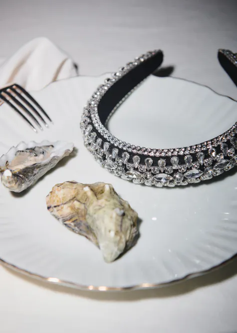 Hovedbilde Day Crystal Hair Band Silver