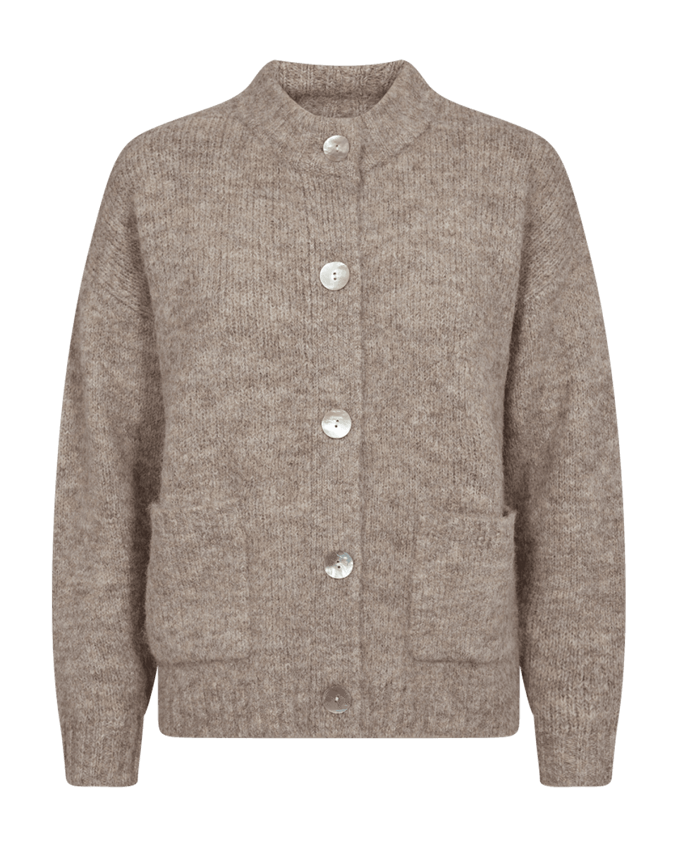 Louisa Cardigan Silver Mink Melange