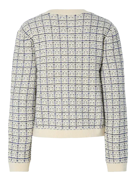 Hovedbilde Yaslivia Ls Short Knit Cardigan Birch Dazzling ...