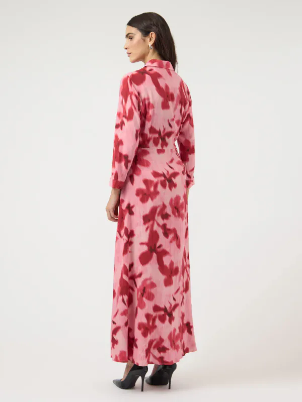 Yassavanna Long Shirt Dress Moonlite Mauve Cammy