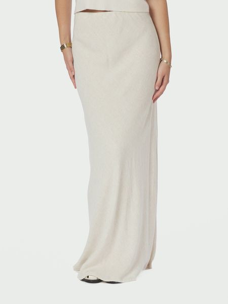 Hovedbilde Viso Linen Skirt Natural