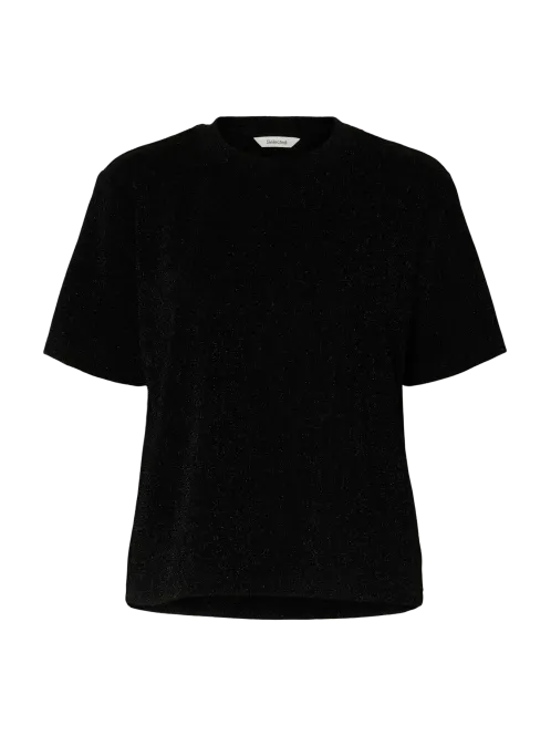 Hovedbilde SlfAnja Boxy Tee Black