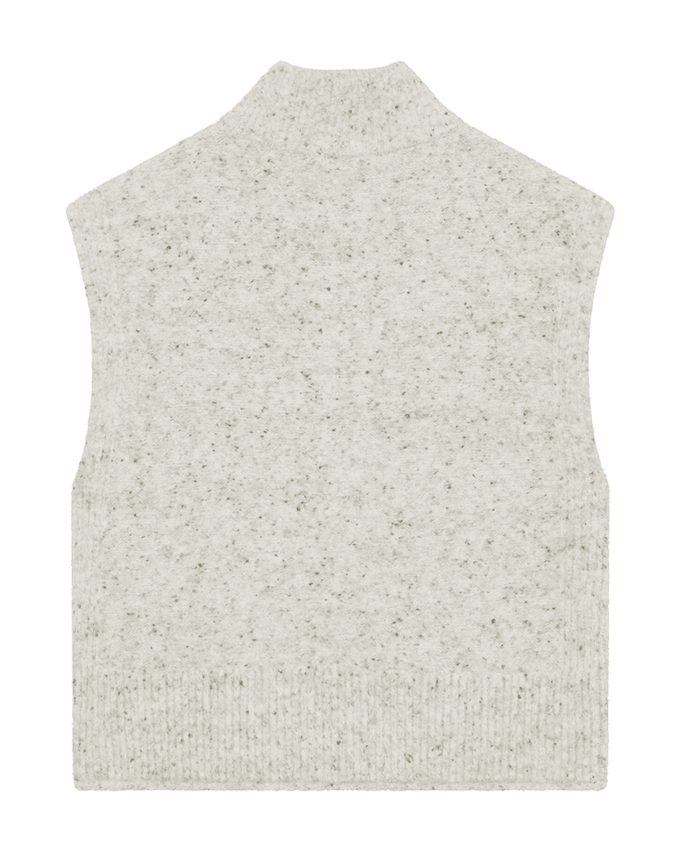 Grsnemes Waistcoat Moonbeam Melange