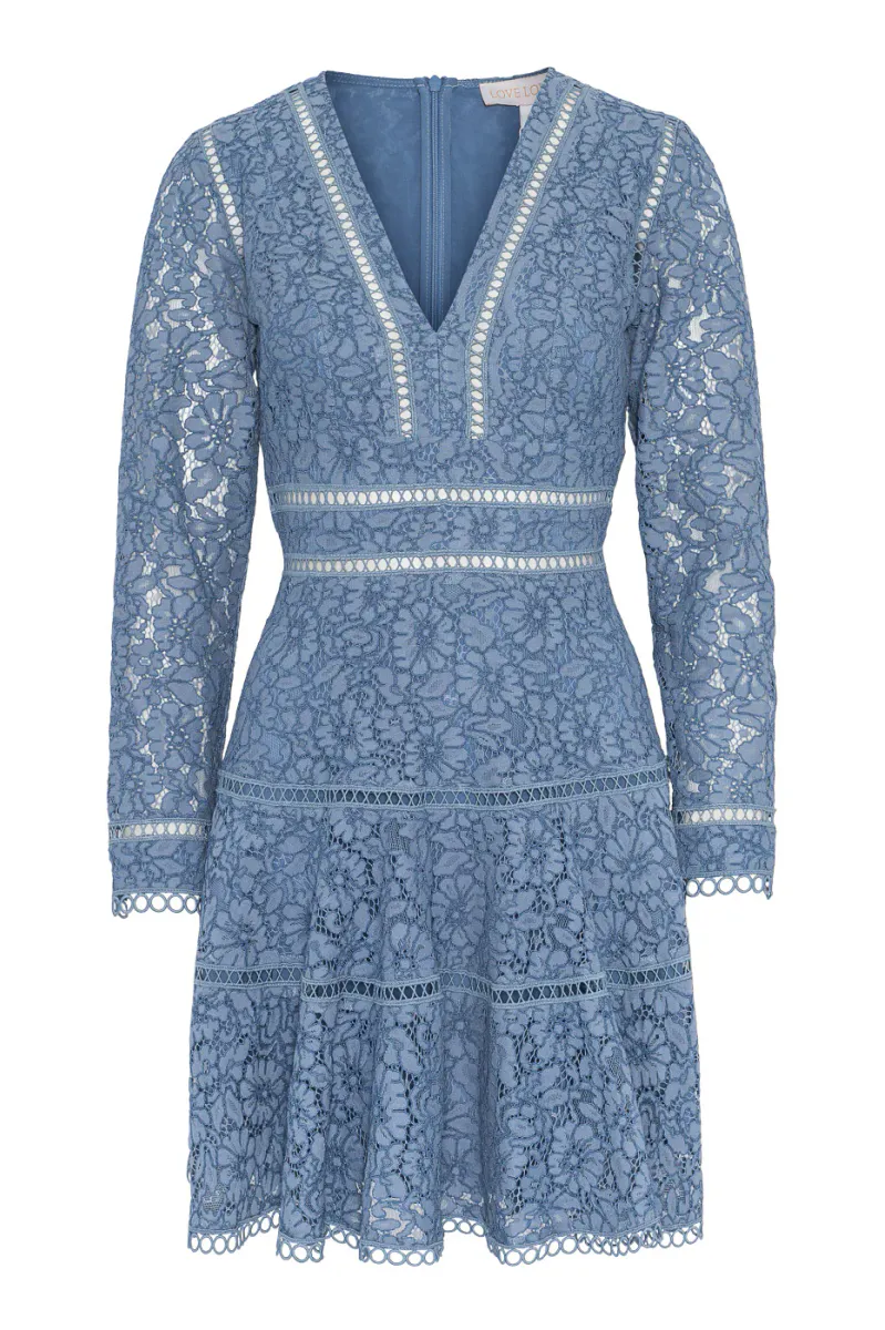 Ellie Mini Dress Blue