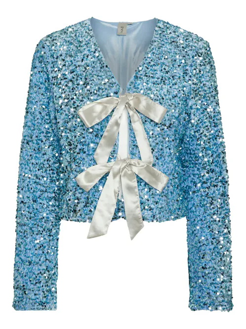 Hovedbilde Yasclarina Reverse Bow Cardigan Clear Sky