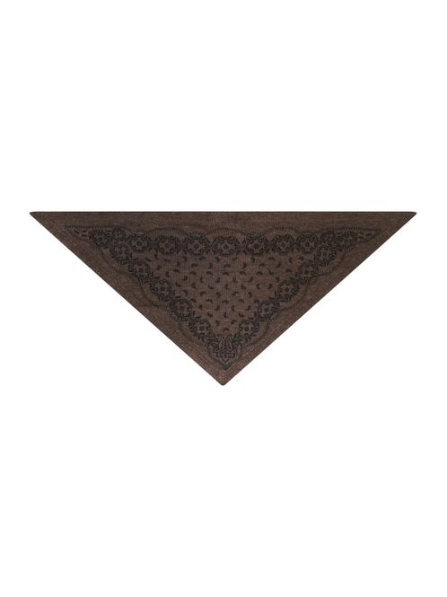 Hovedbilde Ariya Paisley Knit Scarf Brown Melange