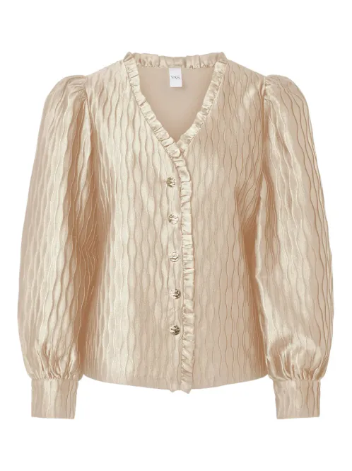 Hovedbilde YasRipple V-neck Sheer Bliss
