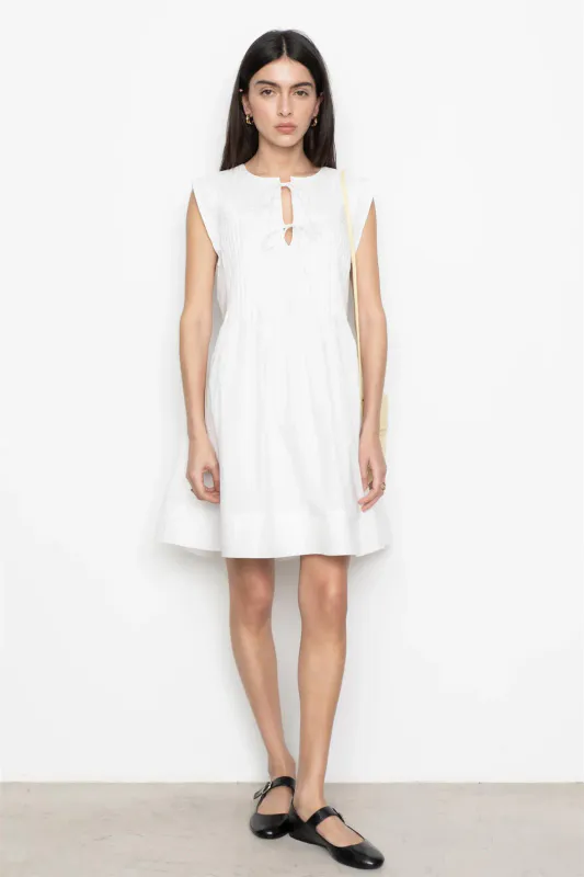 Mira Dress White
