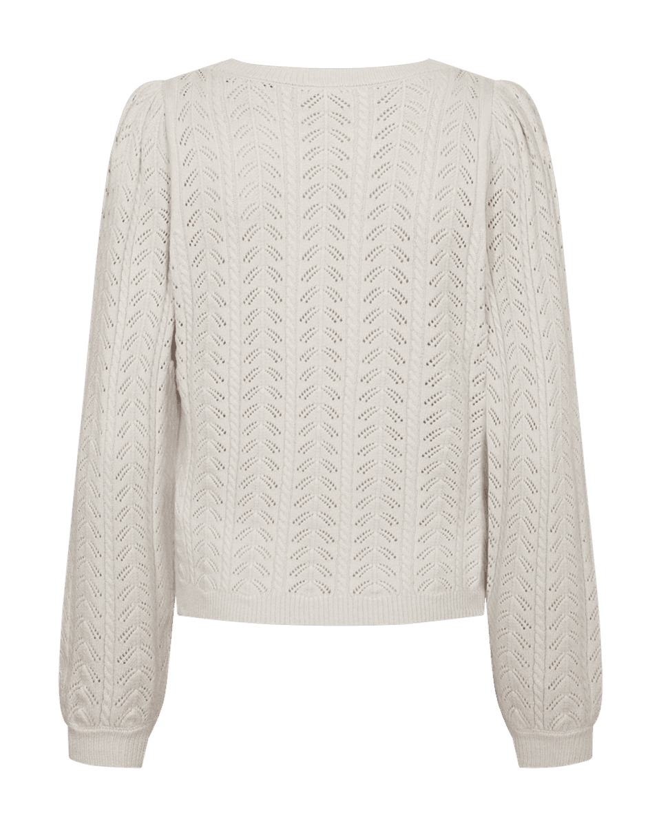 Clarry Pullover Hole Pattern Moonbeam