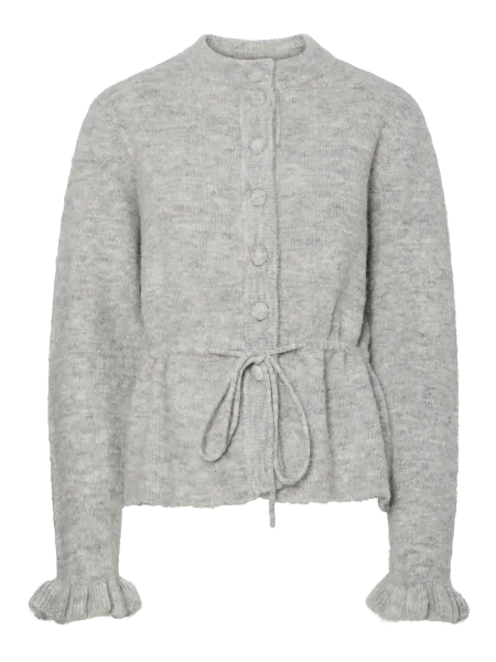 Hovedbilde YasThellis Knit Cardigan Light Grey Melange