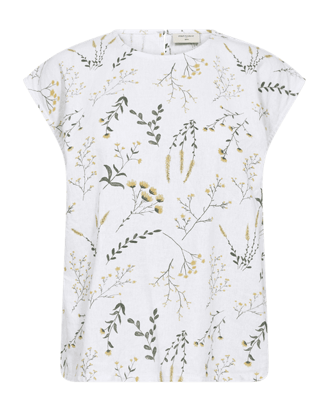 Hovedbilde Laluna Blouse Brilliant White w. Golden Haze