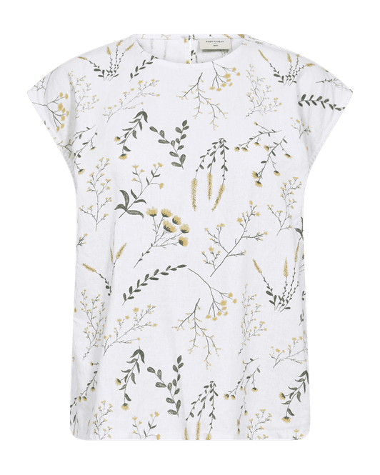 Hovedbilde Laluna Blouse Brilliant White w. Golden Haze