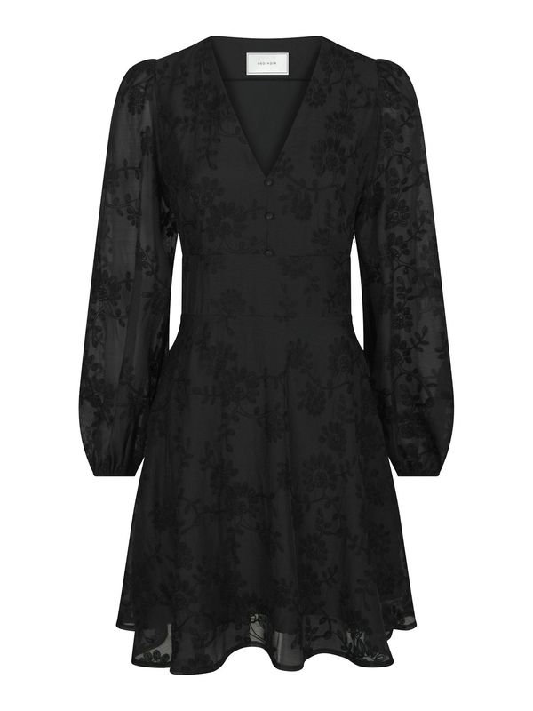 Milly Embroidery Dress Black