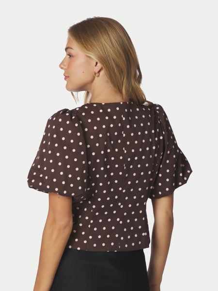 Hovedbilde Anela Dot Blouse Brown