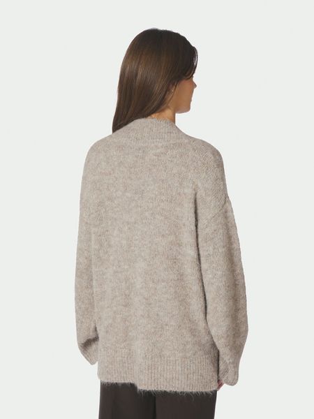 Hovedbilde Melli Fluffy Knit Blouse Beige Melange