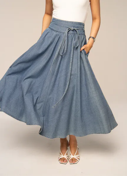 Hovedbilde Astrid Skirt Summer Denim