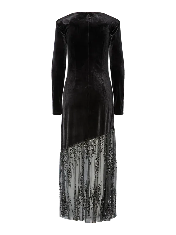 YasTera Long Dress Black