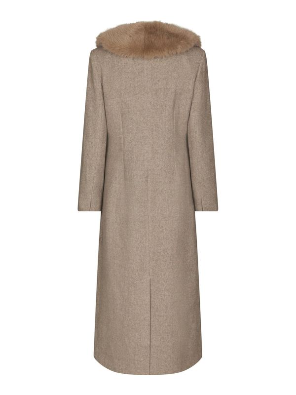 Corina Herringbone Twill Coat