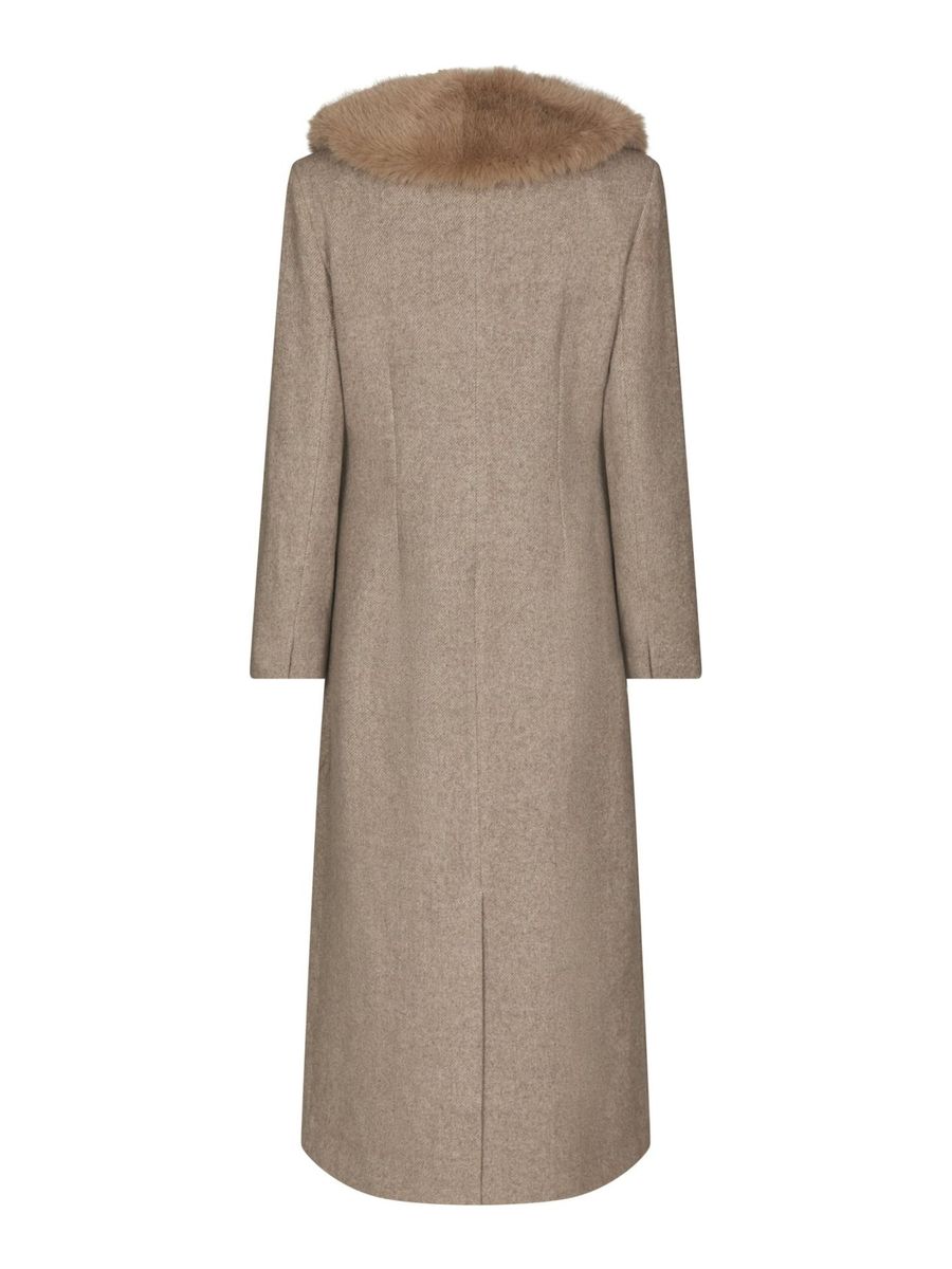 Corina Herringbone Twill Coat