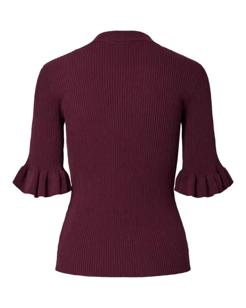 Hovedbilde YasMikla Ss Knit Top Fig