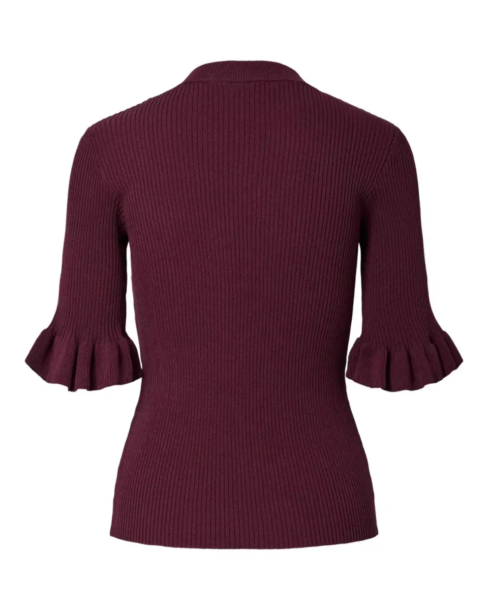 YasMikla Ss Knit Top Fig