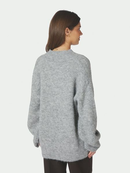 Hovedbilde Melli Fluffy Knit Blouse Grey Melange