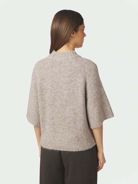 Hovedbilde Bandi Fluffy Knit Blouse Beige Melange