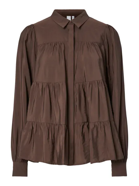 Hovedbilde YasPala Shirt Chocolate Brown