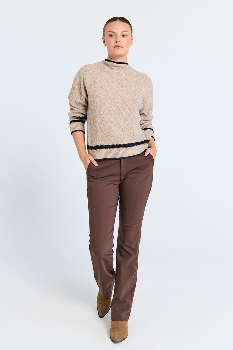 Isadora Pants Bootcut Coffee Bean