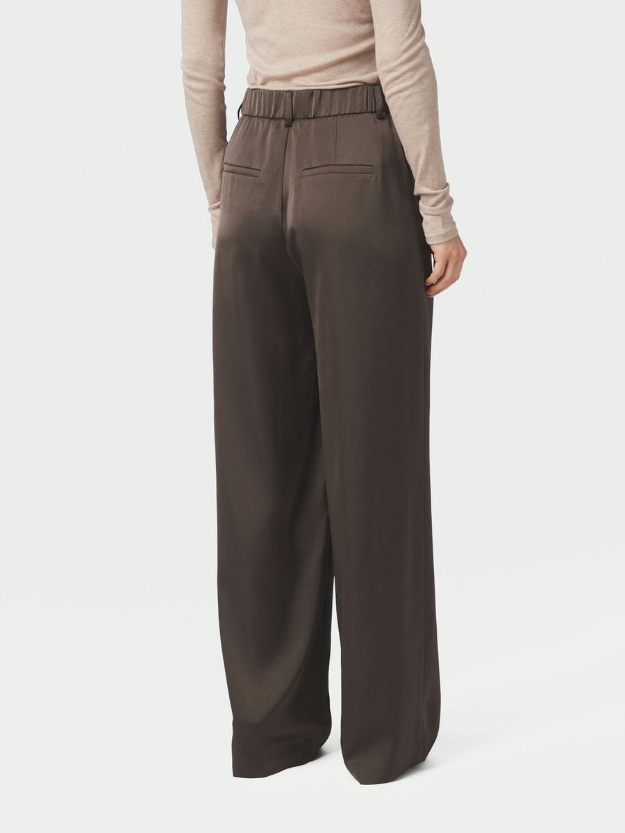 Emmett Heavy Sateen Pants Dark Brown