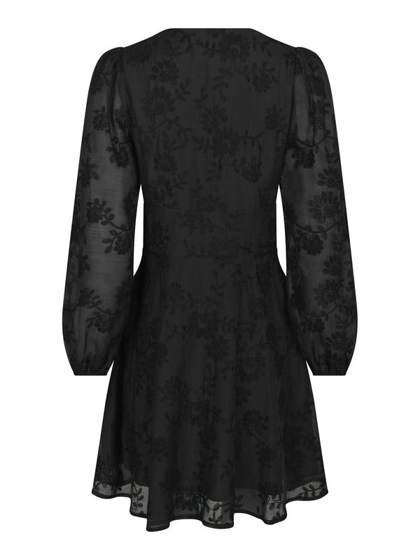 Milly Embroidery Dress Black