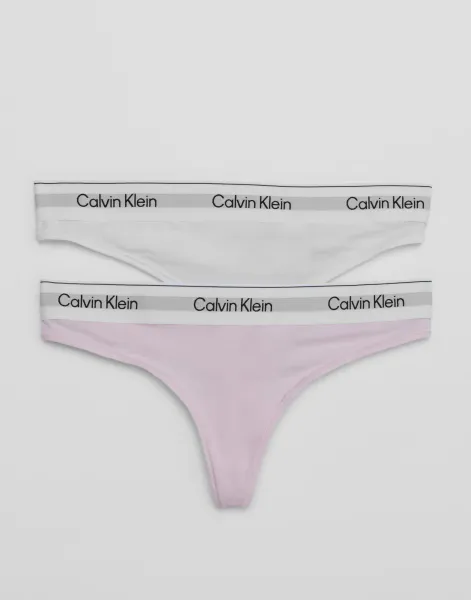 Hovedbilde Thong 2PK White/ Cradle Pink