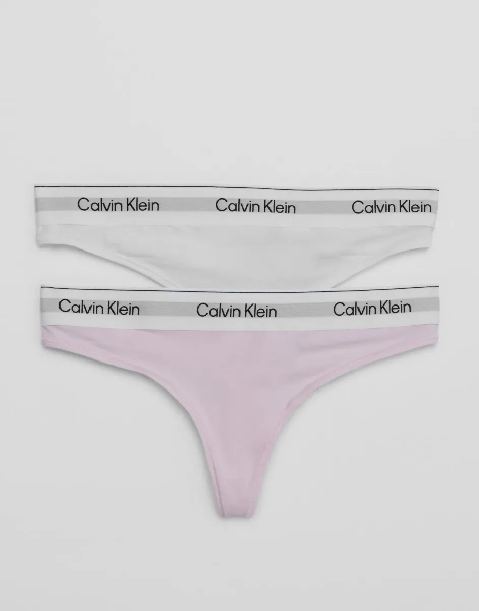 Thong 2PK White/ Cradle Pink