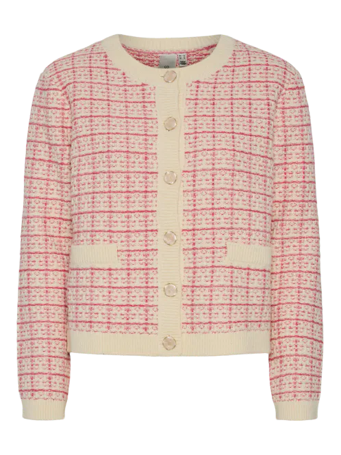 Hovedbilde YasLivia Knit Cardigan Raspberry Sorbet
