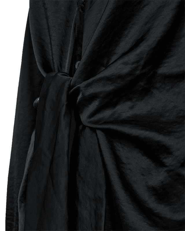Dove Blouse Sateen Black