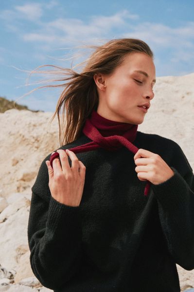 Hovedbilde Misty Knit Scarf Wine