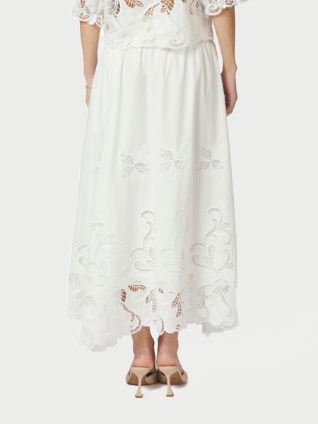 Hovedbilde Yara Long Emb Skirt White