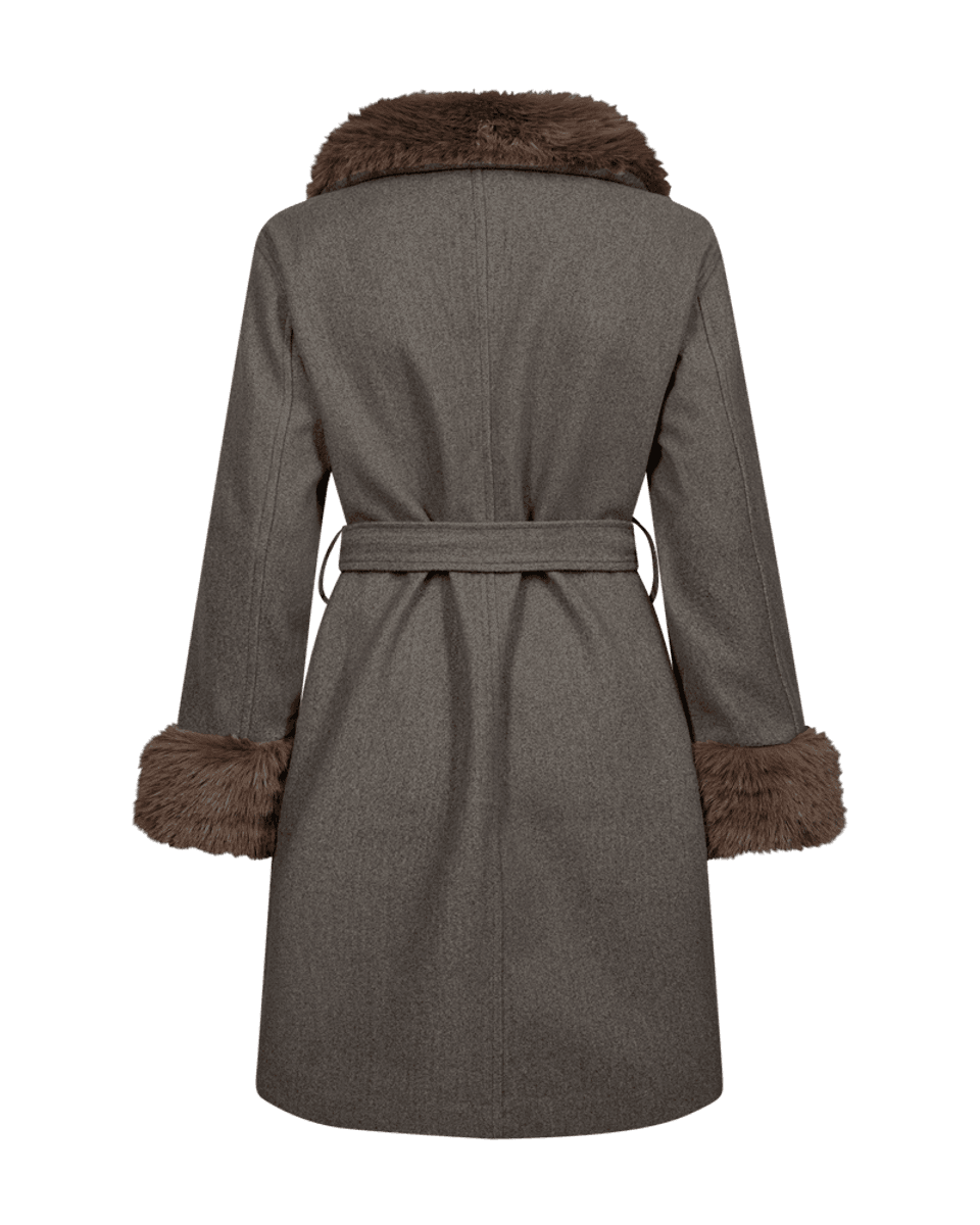 Yanna Coat Morel Melange