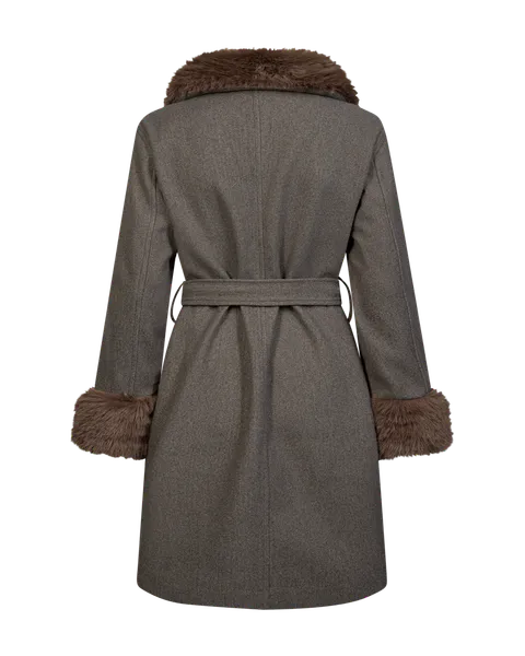 Hovedbilde Yanna Coat Morel Melange