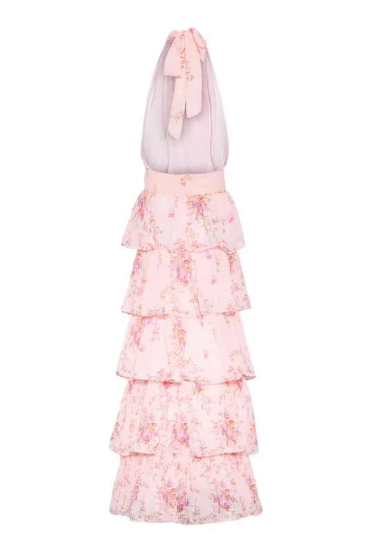 Angeline Maxi Dress Blush Bloom