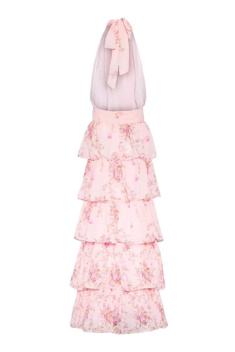 Angeline Maxi Dress Blush Bloom