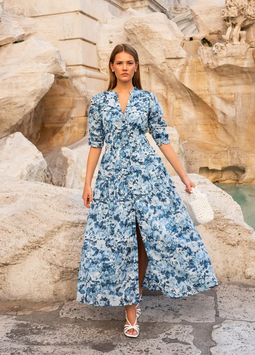 Fabienne Dress Bleu De France