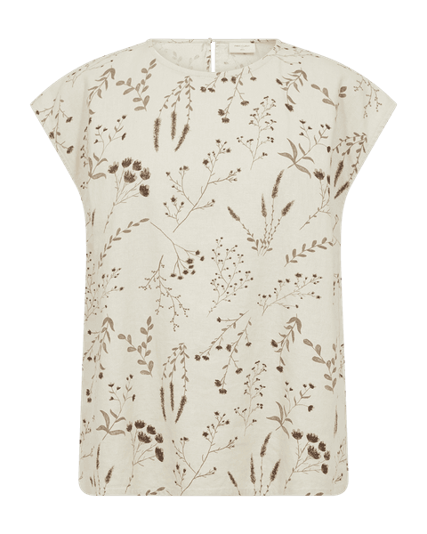 Hovedbilde Laluna Blouse Printed Moonbeam w. Silver Mink