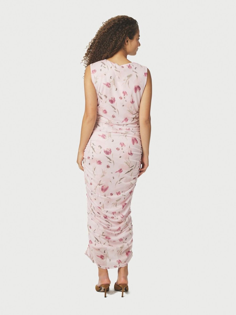 Corilina Artist Mesh Dress Light Pink