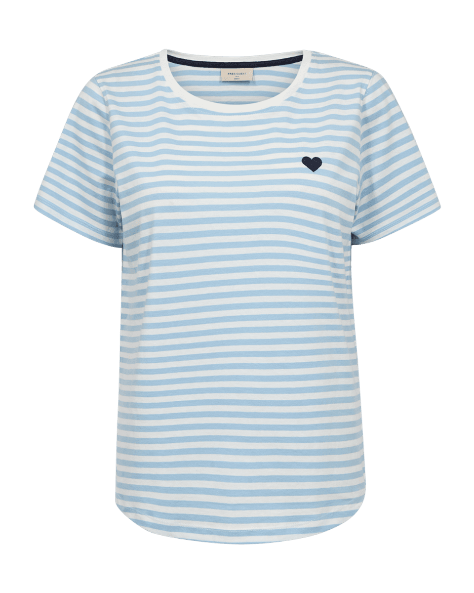 Mian Tee Offwhite w. Blue Bell