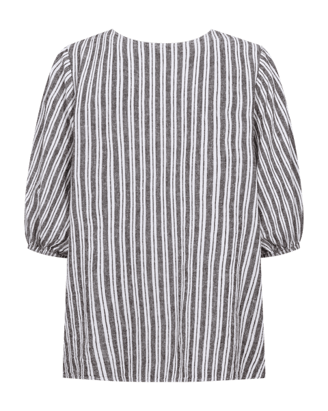 Hovedbilde Lava Blouse Dyed Stripe Coffee Bean w. Brilliant ...