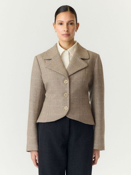 Hovedbilde YasThela Wool Blend Blazer Taupe
